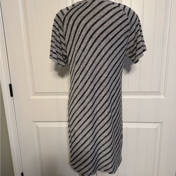 Rag and Bone Gray and Black Striped Dress size Medium EUC - Picture 4 of 6
